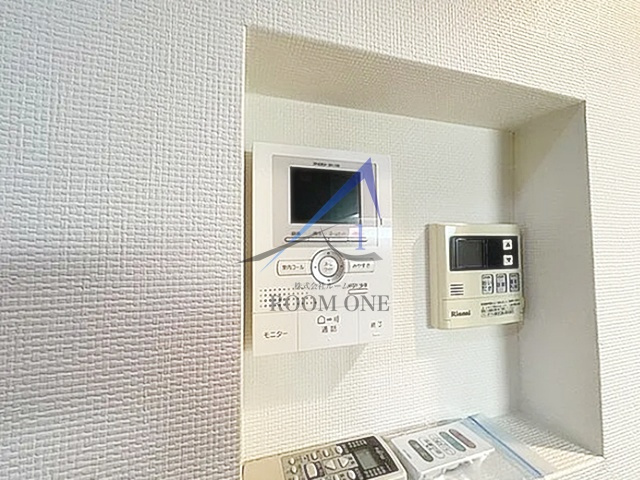 PATIO町屋のセキュリティ|モニター付きインターホンです。