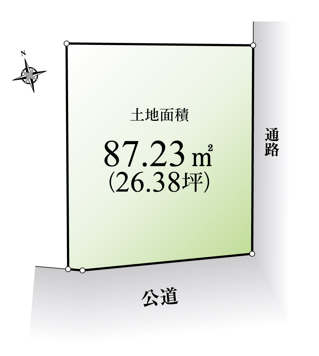 板橋区西台1丁目 限定1区画の区画図