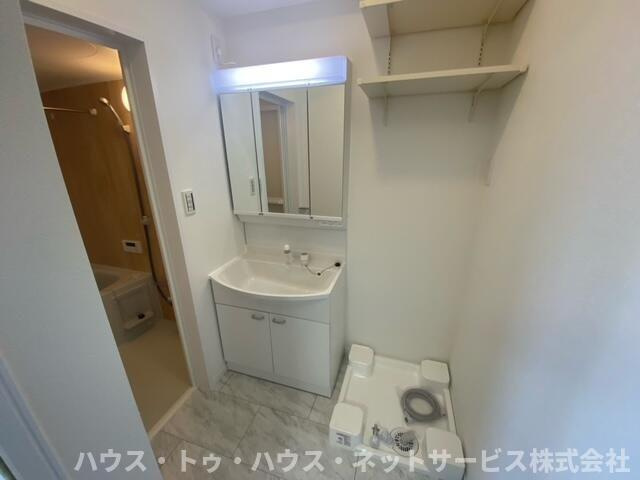 ミア流山の洗面所