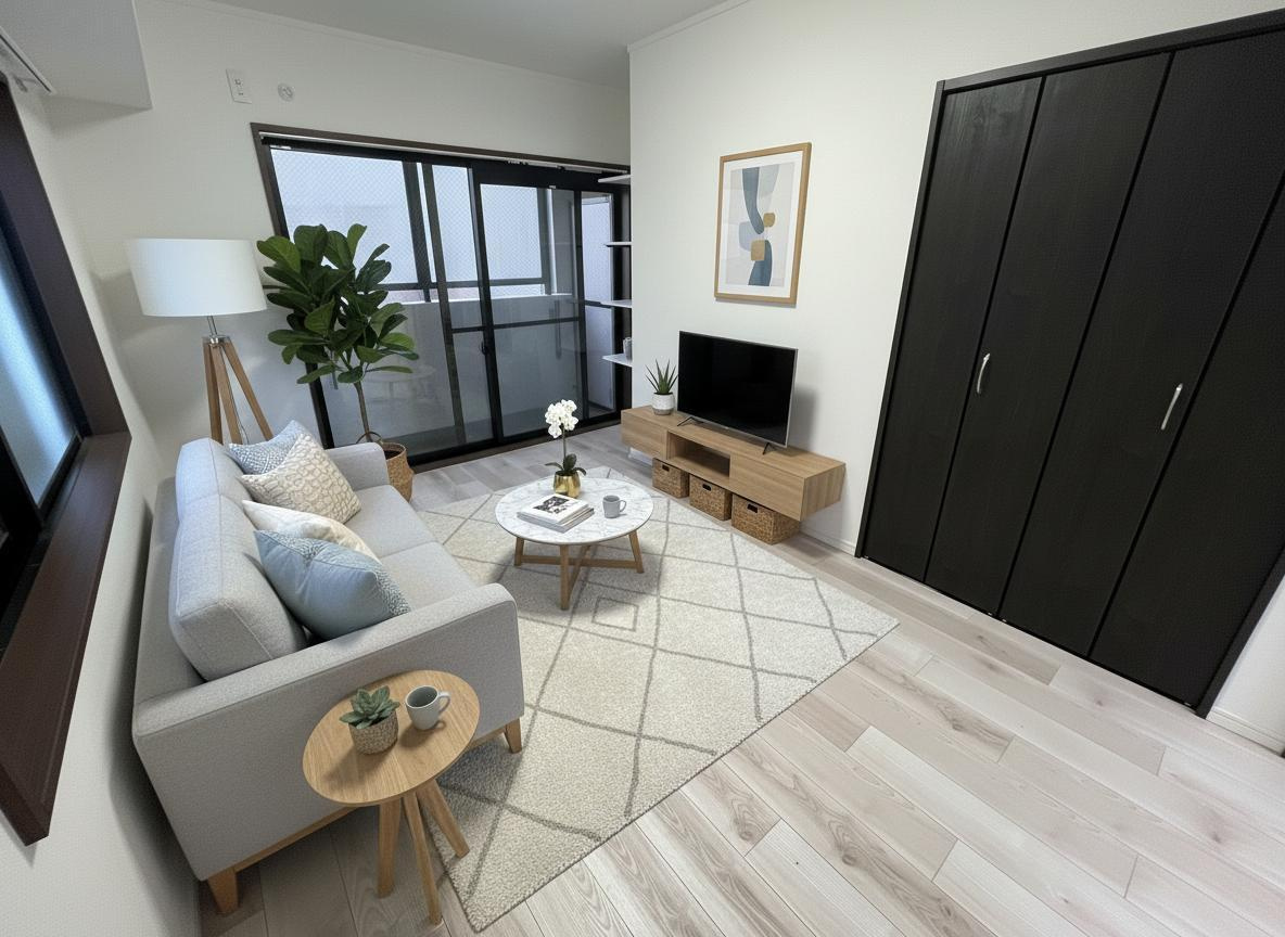 ワイズユウラク西所沢の居間・リビング|こちらのリビングで趣味の時間をお楽しみください♪　※家具はCGです