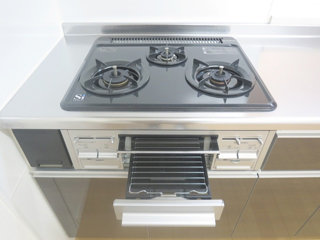 リブリ・クロシェットのキッチン|ガスコンロつきです！