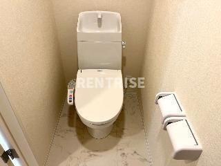 小信中島郷西新築アパートのトイレ|シャワー付トイレ(イメージ)