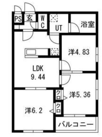 エス.フィールド奏の間取り
