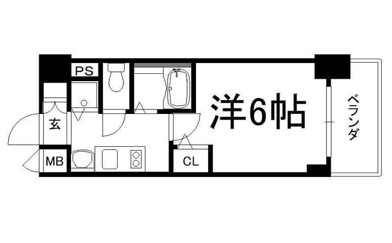 プレサンス神戸西スパークリングの間取り