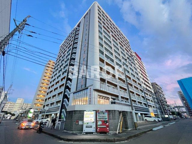 福岡市東区箱崎ふ頭３丁目の賃貸マンションの外観パース