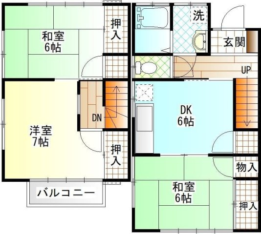 テラスオーキッド2の間取り