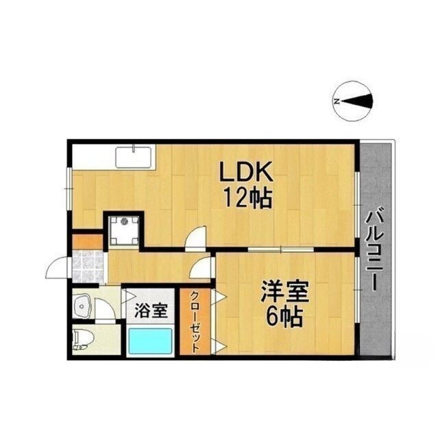 フリーデAの間取り|※別室の間取りとなります。
