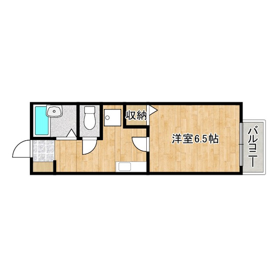 【間取り】 | プリシェール味園１