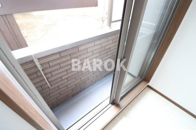 アンクラス箱崎のバルコニー