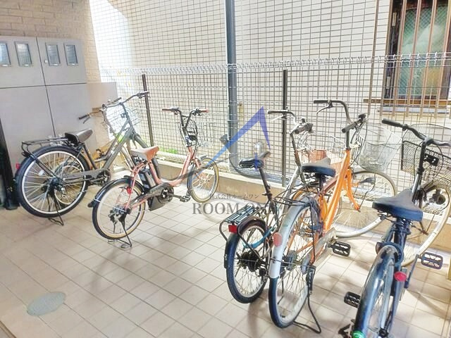 グランフォンテドウのその他共用部分|駐輪場です。