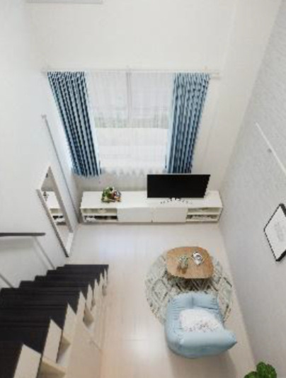 URAYAMA TERRACEの居間・リビング|参考パース写真