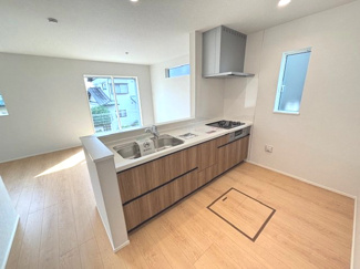 【キッチン】 | 佐伯区屋代2（山陽女学園駅）　全２区画　NO2 | 機能的なシステムキッチン☆都市ガス