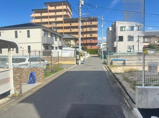 【前面道路含む現地写真】 | 佐伯区五日市中央5　全2区画　NO1 | 前面道路4ｍ