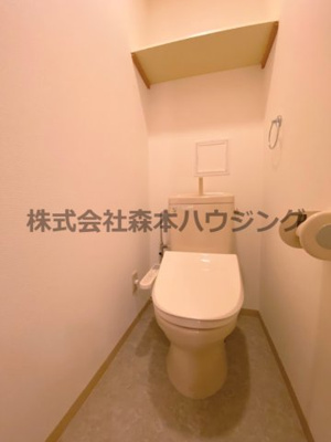 【トイレ】 | 　メゾンバニNo.3 | 落ち着いたトイレです