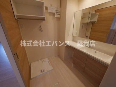 【洗面所】 | 明幸2番館 | 使いやすい洗面所です