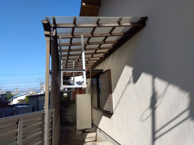 売中古戸建　富士市今泉のその他|物干し場には屋根があります。急な雨でも安心ですね。