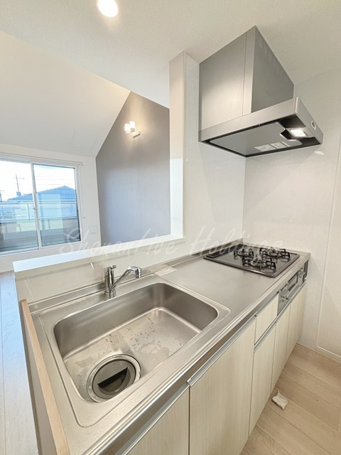 大和市上和田のアパートのキッチン