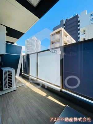 【バルコニー】 | プレサンス松屋町グレース | ※同物件　別間取り　参考写真