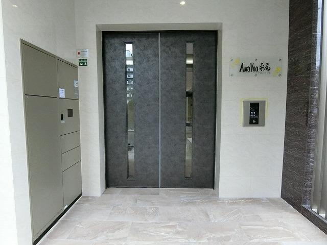 福岡市中央区平尾２丁目の賃貸マンションのエントランス|エントランス写真