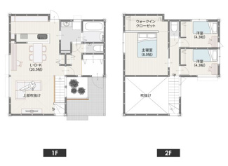 【参考プラン】 | 宇治市五ヶ庄二番割　2区画A号地　売土地　建築条件付き | 自由設計になりますので設計士と直接お話していただきオンリーワンのおうちづくりが可能です！需要の多いランドリールームも実現可能です。一緒に楽しくお家づくりをしていきましょう！