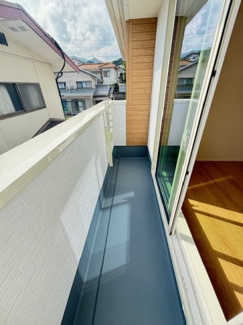 【バルコニー】 | 廿日市市阿品台3（阿品駅）全2区画　NO2 | バルコニーは陽当たり・見晴らし・風通しも良好です。
2