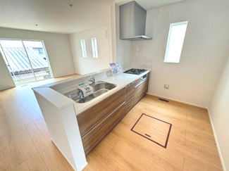 【キッチン】 | 廿日市市阿品台3（阿品駅）全2区画　NO2 | 機能的なシステムキッチン☆都市ガス☆