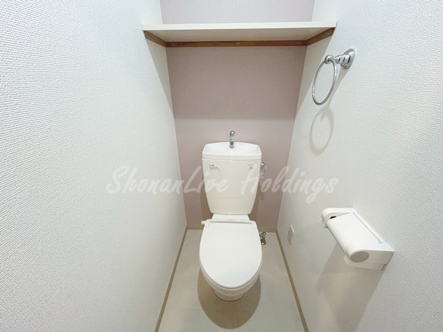 藤沢市辻堂２丁目の賃貸マンションのトイレ|清潔感のあるトイレです