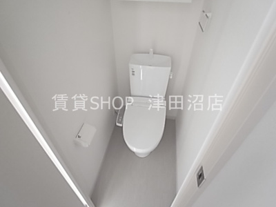 【トイレ】 | リブリ・習志野大久保 | 落ち着いた色調のトイレです