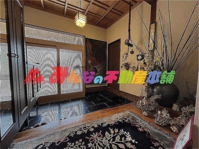 久留米市善導寺町飯田の中古一戸建の玄関