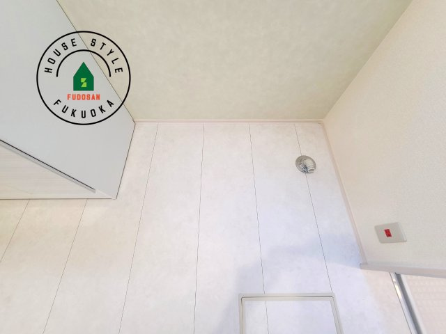 福岡市西区今宿上ノ原第1-7棟（3号棟）の内観：施工例|ランドリースペースとなります。広々して有効的にご使用できます。 