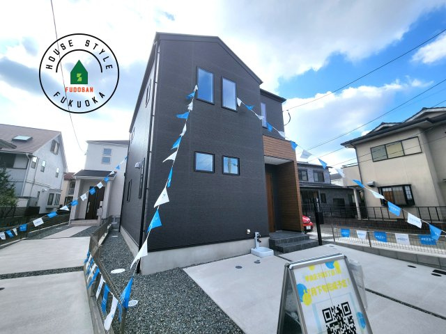 福岡市早良区干隈5丁目第1-3棟（2号棟）の外観|デザイン性のある外観です。