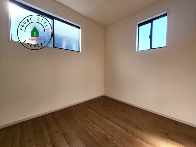 福岡市早良区干隈5丁目第1-3棟（2号棟）の和室|将来的に、琉球畳を引きまして和室風にすることも可能です。