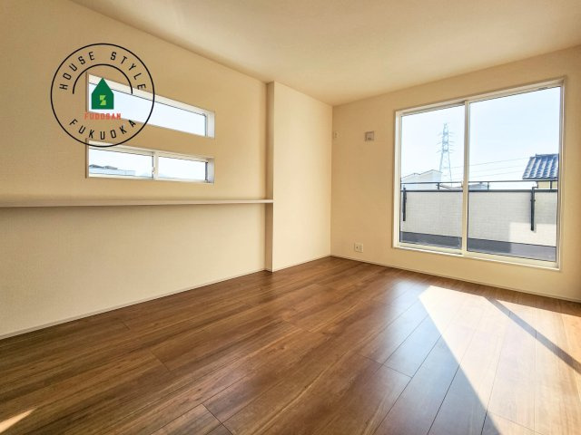 福岡市西区今宿上ノ原第1-7棟（6号棟）の内観：施工例|主寝室には収納力に優れたクローゼットがありますので、お部屋もすっきり片付きます。