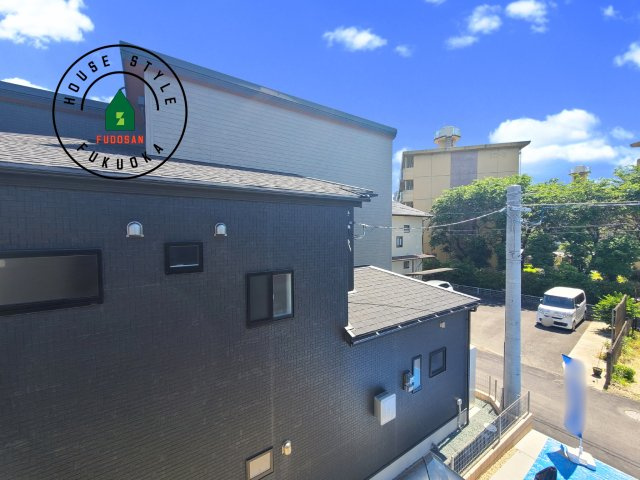 福岡市西区今宿上ノ原第1-7棟（6号棟）の展望|窓から緑が見える物件も魅力的です。