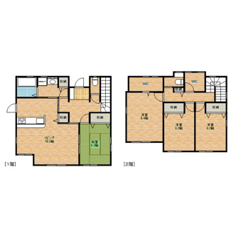 【間取り】 | 下栗町2927-30貸家