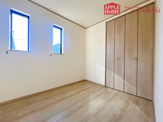 [新築住宅] さいたま市北区吉野町2丁目 全5棟の洋室|居室は全室収納あり！たっぷりある収納活用でお部屋もキレイを保てます♪