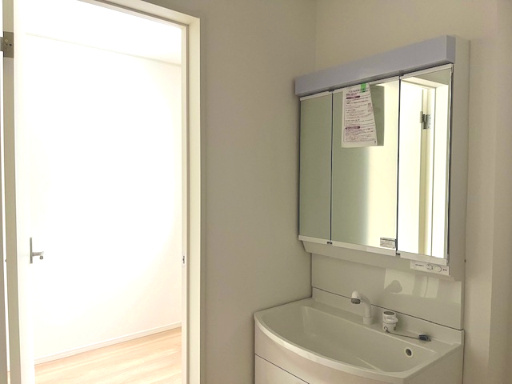 越前市平出新築戸建4号棟の独立洗面台