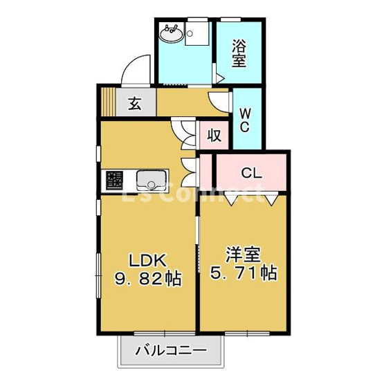 【間取り】 | 花みずきⅡ