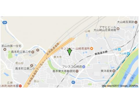 グランデ生野の地図