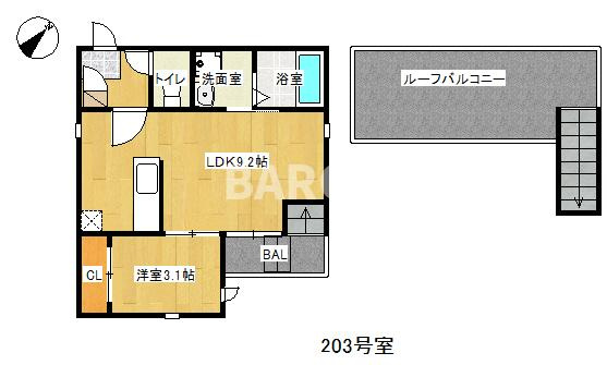 Grandtic Bloom 平尾の間取り