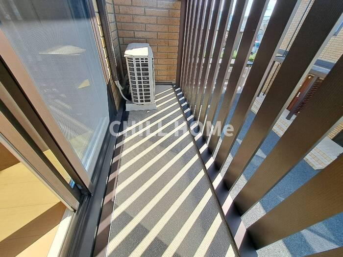 エスペランサアーク　Ｂのバルコニー|当社、チルホームのHPもご覧ください(^^)/物件情報多数♪