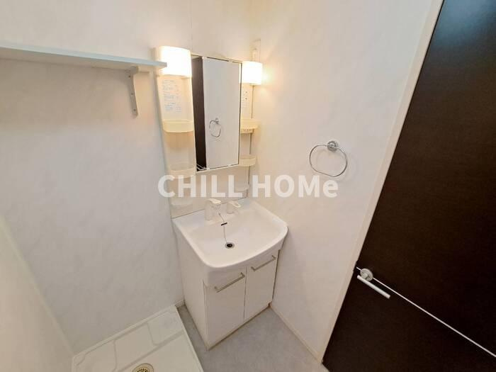 エスペランサアーク　Ｂの洗面所|当社、チルホームのHPもご覧ください(^^)/物件情報多数♪