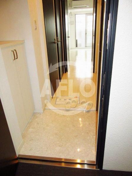 レオンコンフォート北浜の玄関|レオンコンフォート北浜　玄関から