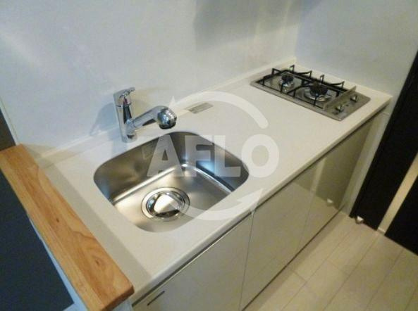 レオンコンフォート北浜のキッチン|レオンコンフォート北浜　二口ガスコンロ