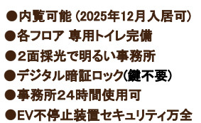 芝パークビル　3Fの区画図