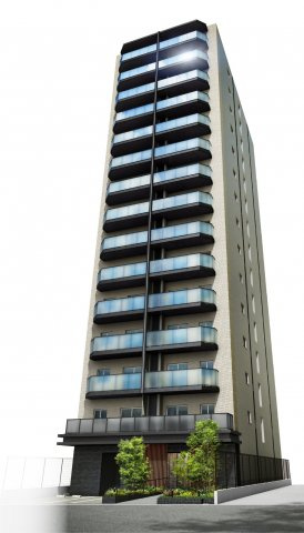 ソルティア大手前の外観パース|ソルティア大手前　外観パース