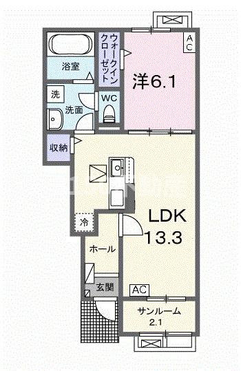 ジュピターⅡの間取り
