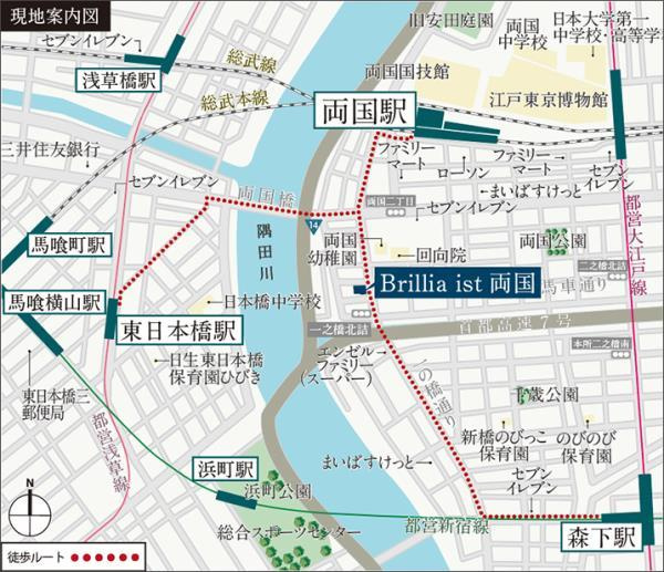 Ｂｒｉｌｌｉａ　ｉｓｔ　両国の地図