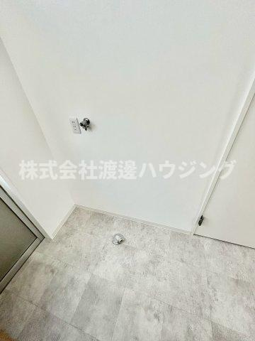 喜里川テラスハウスの設備|室内洗濯機置場