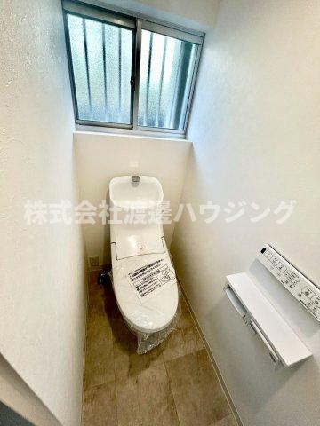 喜里川テラスハウスのトイレ